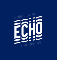 Echo Style Modern Font