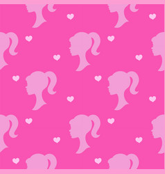 Hot Pink Barbie Background With Banner Poster