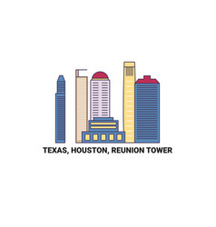 United States Texas Houston Reunion Tower