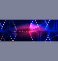 Neon Lights Hacking Geometric Background Virtual