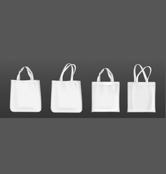 White Blank Tote Bag Mockup