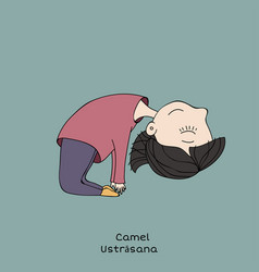 Kid Yoga Pose Camel