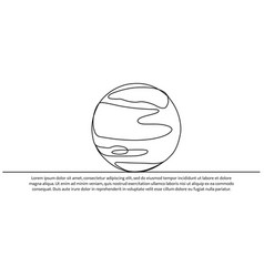 One Continuous Line Of Exploration Planet