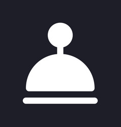 In Room Dining Dark Mode Glyph Ui Icon