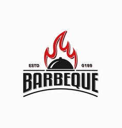 Vintage Barbecue Logo Grill Logo Sausage Logo