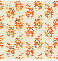 Hand Painted Flower Bunch Seamless Pattern