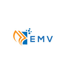 Emv Credit Repair Accounting Logo Design On White