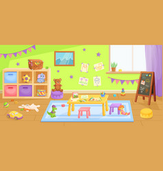 Kindergarten Toy Room Kid Classroom Cartoon