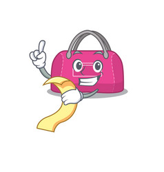 Woman Sport Bag Mascot Character Style