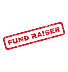 Fund Raiser Text Rubber Stamp