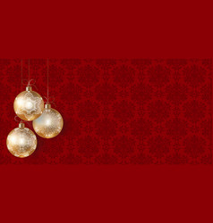 New Year Red Patterned Background