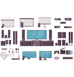 Home Theater System Flat Set