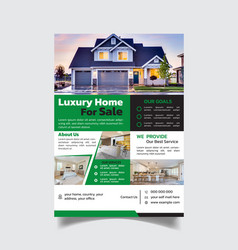 Real Estate Modern Luxury Flyer Design Template