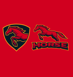 Horse Mascot Badge