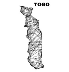 Net Irregular Mesh Togo Map