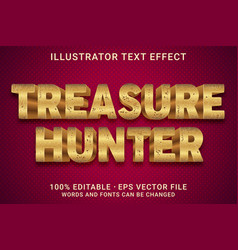 Treasure Hunter 3d -editable Text Effect