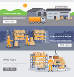 Warehouse Inside And Outside Horizontal Banners