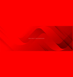 Abstract Red Background With Geometric Shape