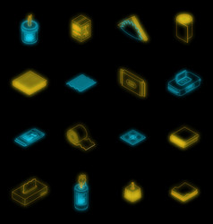 Tissue Icon Isometric Style