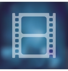 Film Icon On Blurred Background