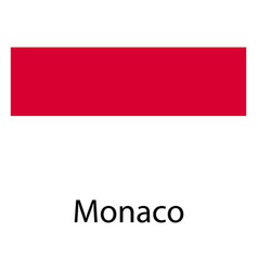 Monaco National Flag