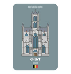 Saint Nicholas Church In Ghent Belgium