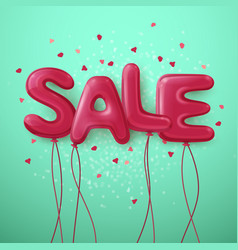 Sale Balloon Letters Background