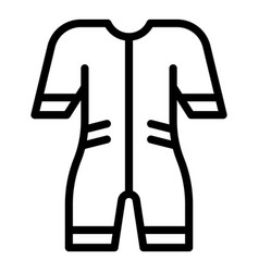 Swimming Suit Icon Outline Style