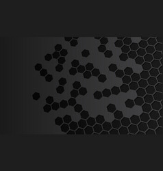 Abstract Dark Hexagonal Background