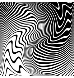 Abstract Wavy Lines Pattern