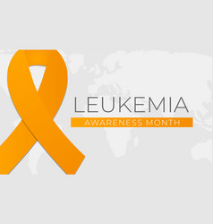 Leukemia Cancer Awareness Month Background Banner