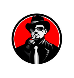 Mafia Cartoon Mascot