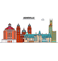 Asheville United States Flat Landmarks