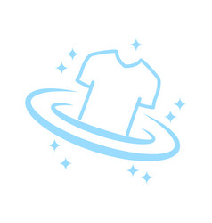 Cloth Clean Icon Logo