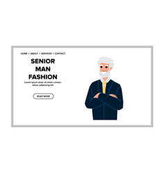 Mature Senior Man Fashion