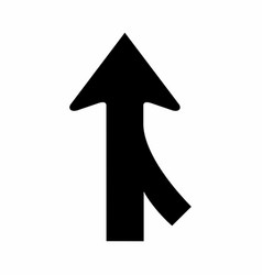 Merge Right Traffic Road Sign