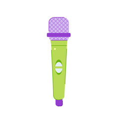 Retro Microphone Music Cartoon