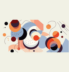 Abstract Geometric Flat Pattern