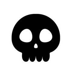 Cute Skull Icon Isolated