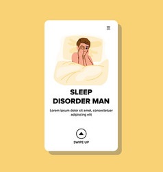 Less Sleep Disorder Man