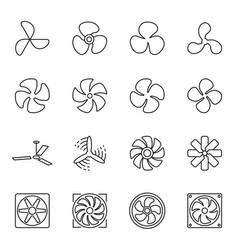 Ceiling Fan Outline Icon Vector Images 76