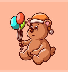 Bear Balloon Cartoon