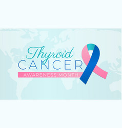 Thyroid Cancer Awareness Month Background