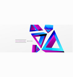 Triangle Abstract Background 3d Basic