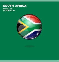 South Africa Flag 3d Buttons