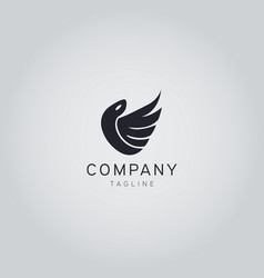 Minimal Bird Logo Design Template