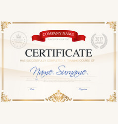 Certificate Of Completion Template