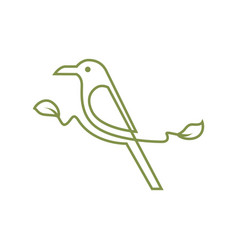 Minimalist Birds Line Logo Design