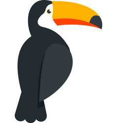 Tucan Icon Flat Isolated