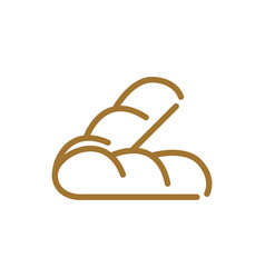 Bread Line Icon Logo